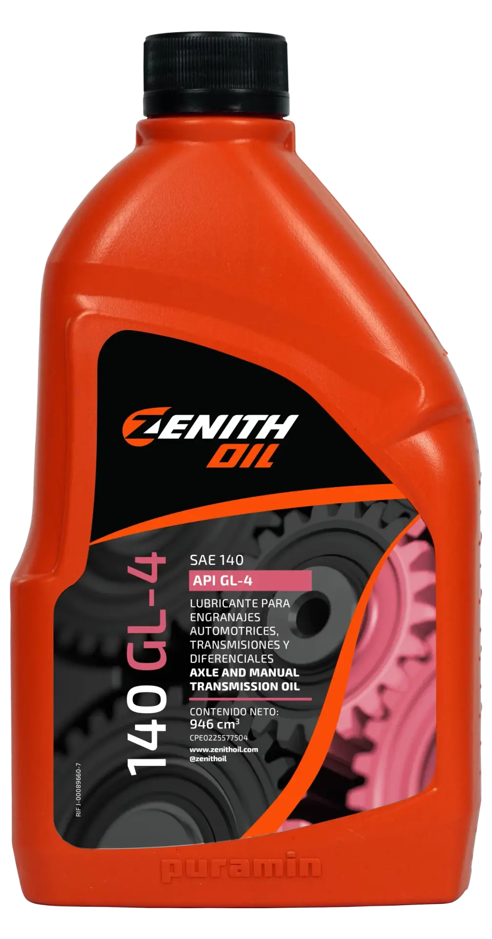 ENVASE - ZENITH - ATF DEXRON III - ANVERSO