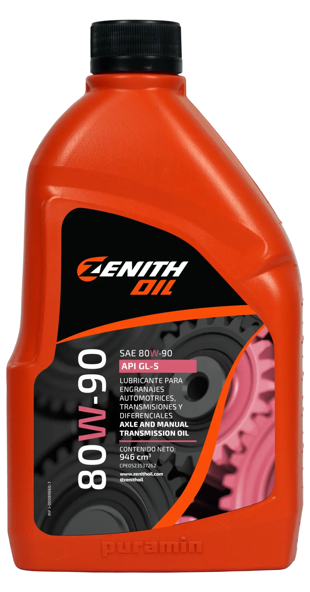 ENVASE - ZENITH - ATF DEXRON III - ANVERSO